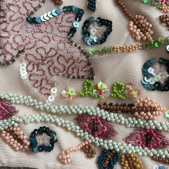 NWT Zara Beaded Embroidered Bustier Crop Top size S. - Picture 12 of 12